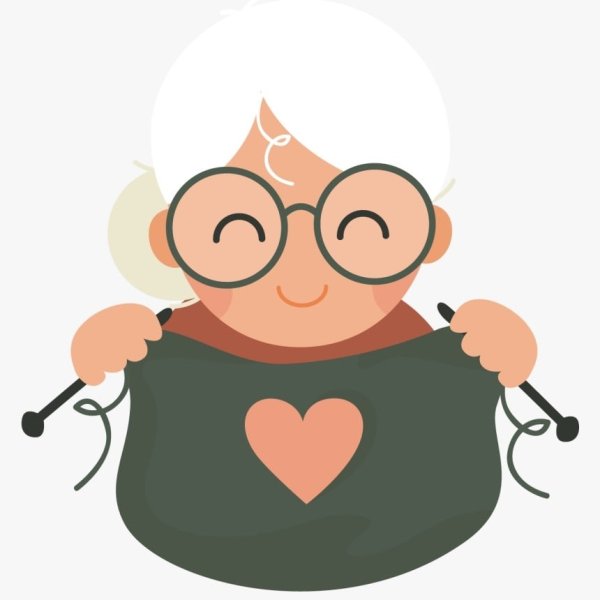 Векторная бабушка