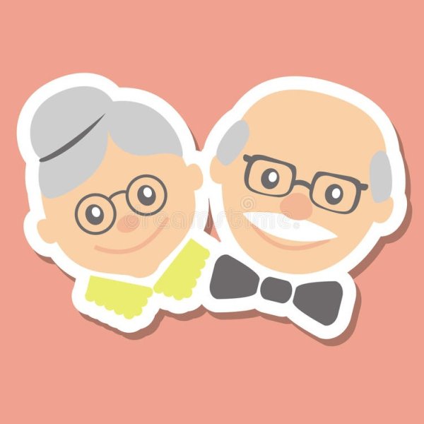 Иконка бабушка и дедушка