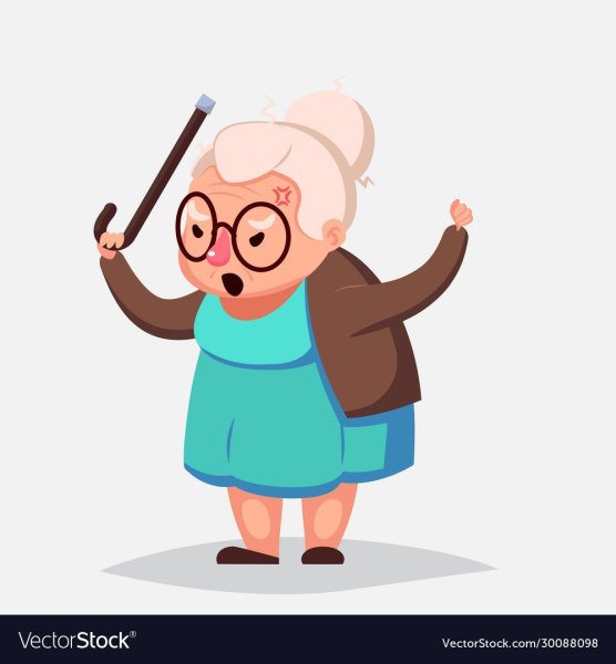 Злая старушка для детей