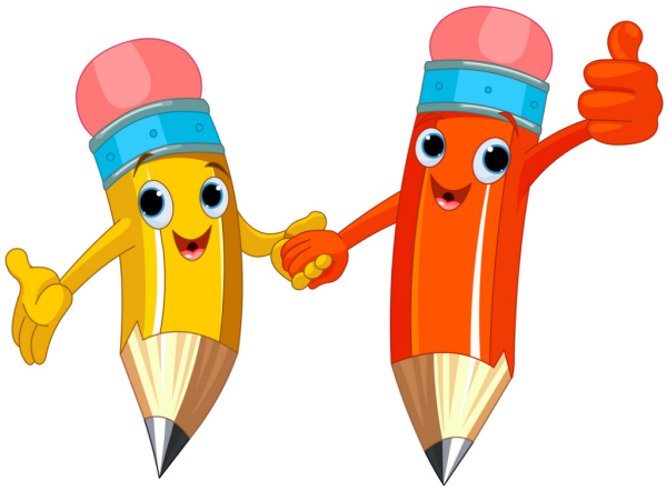 Веселые карандаши для украшения группы