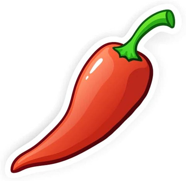 Острый перец вектор