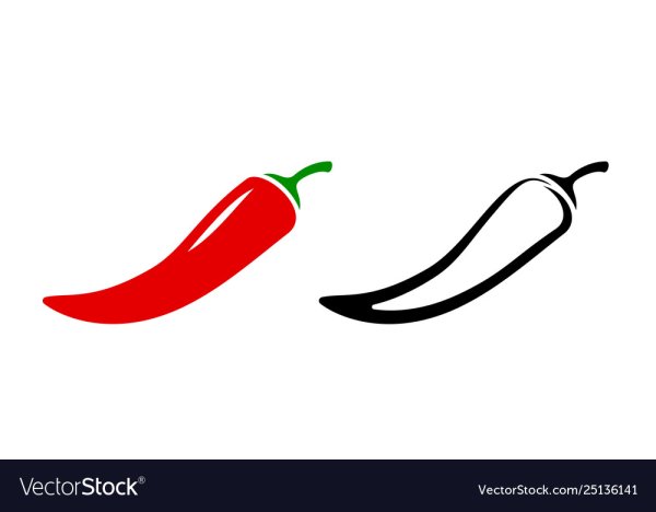 Острый перец контур