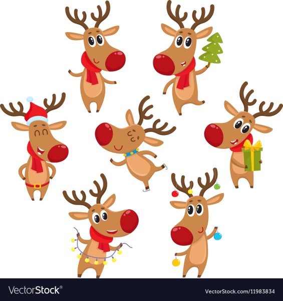 Новогодний олень