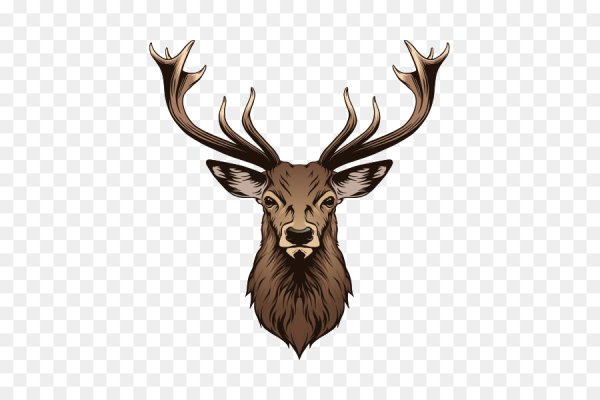 Олень стикер