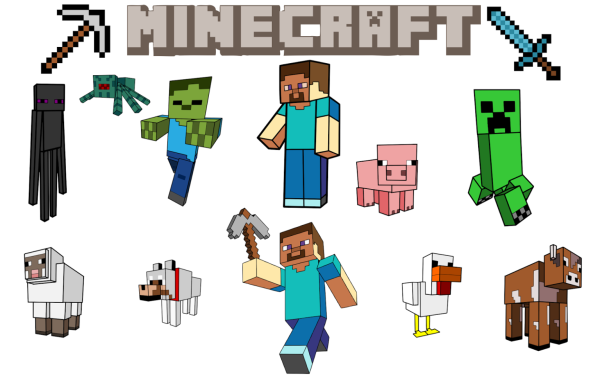 Майнкрафт персонажи картинки