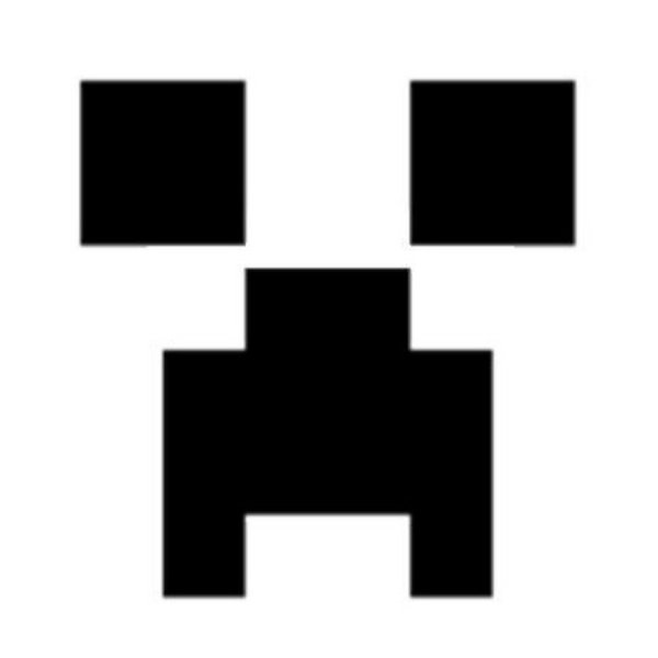 Лицо КРИПЕРА без глаз