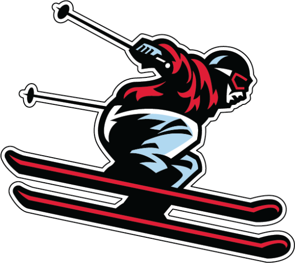 Горнолыжник силуэт