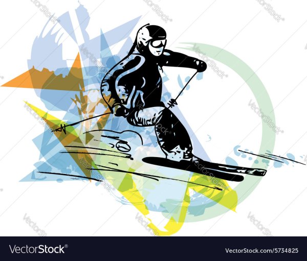 Горные лыжи пиктограмма