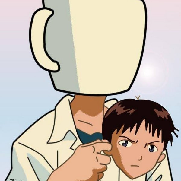 Евангелион Стикеры Аска