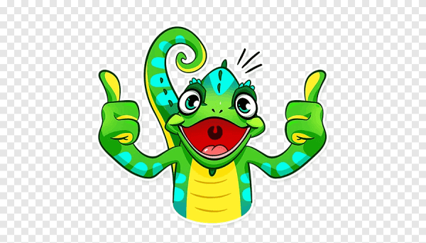 Ящерица мультяшка