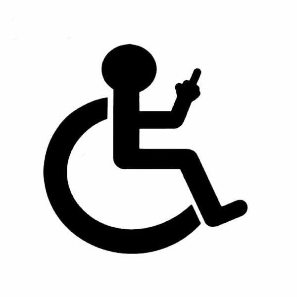 Значок инвалида