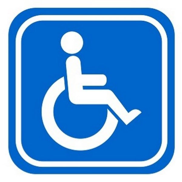 Значок инвалида колясочника