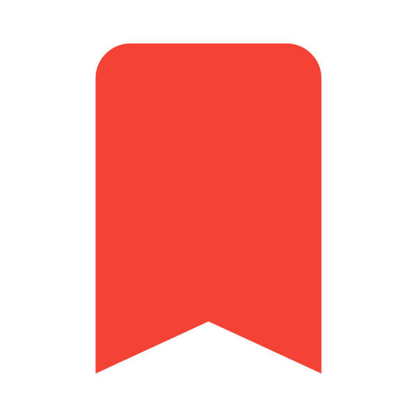 Значок красный флажок