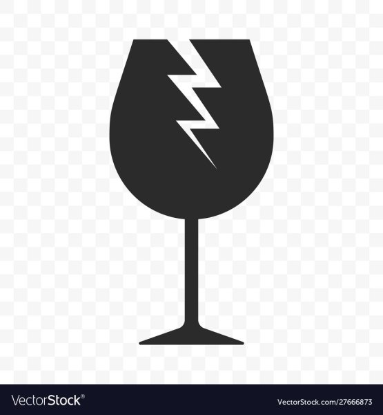 Осторожно хрупкое знак вектор