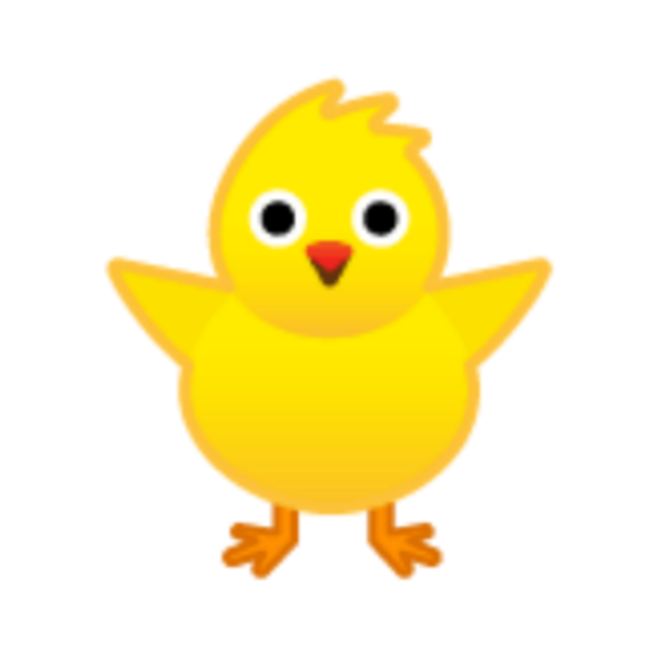 Эмодзи цыпленок