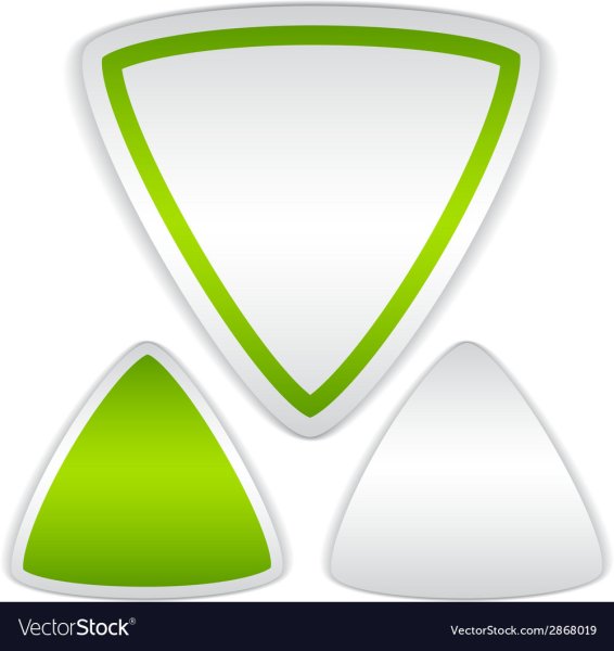 Треугольник с закругленными углами вектор