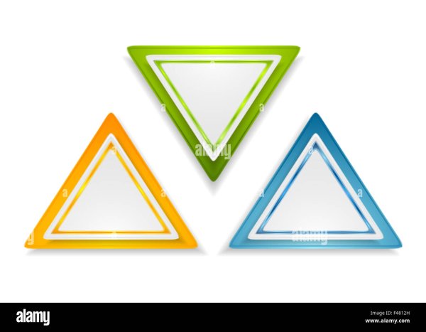 Стикер треугольник вектор