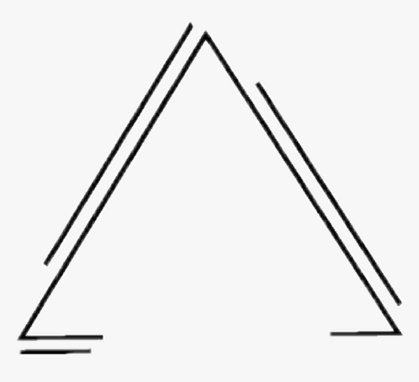 Равносторонний треугольник без фона