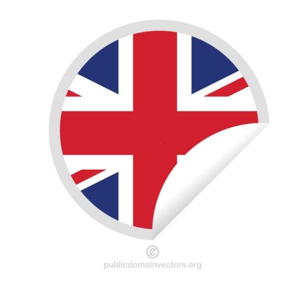 Наклейка британский флаг