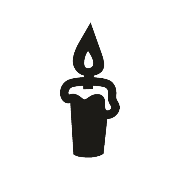 Свеча силуэт