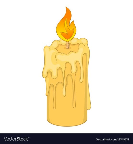 Свеча мультяшная