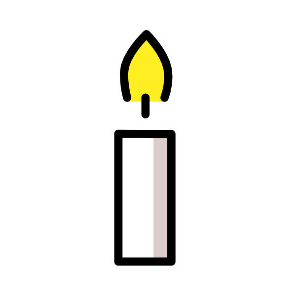 Смайлик свеча