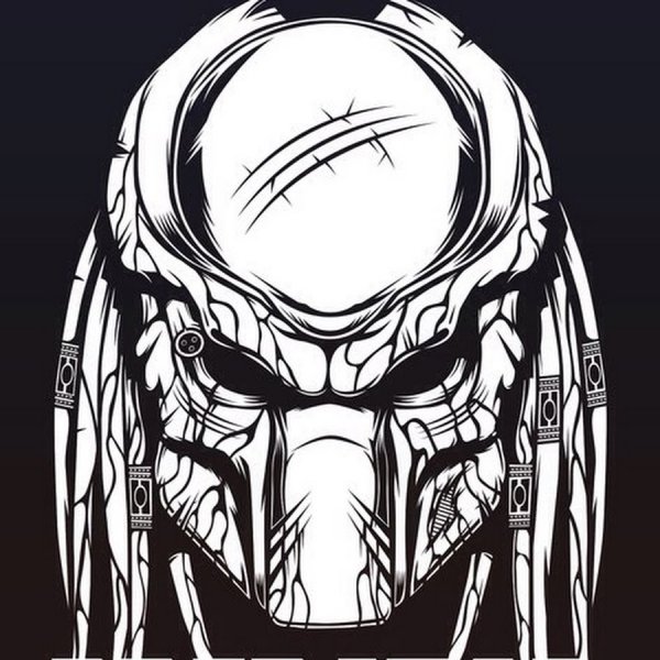 Наклейка хищник Predator