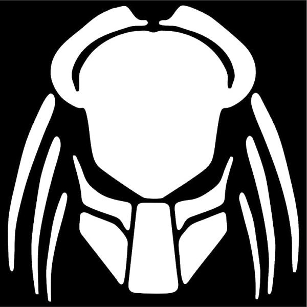 Наклейка хищник Predator