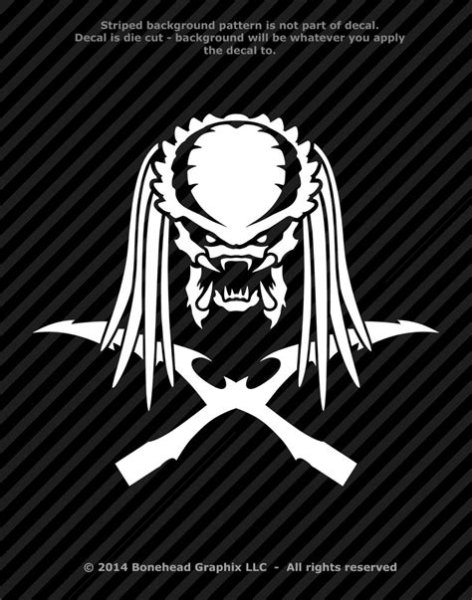 Наклейка хищник