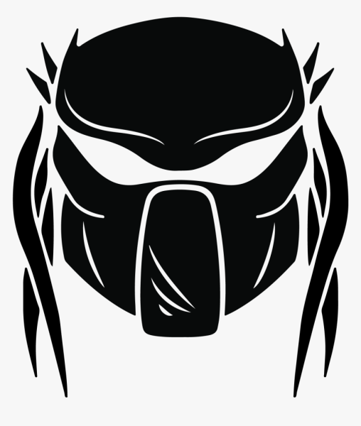 Хищник трафарет