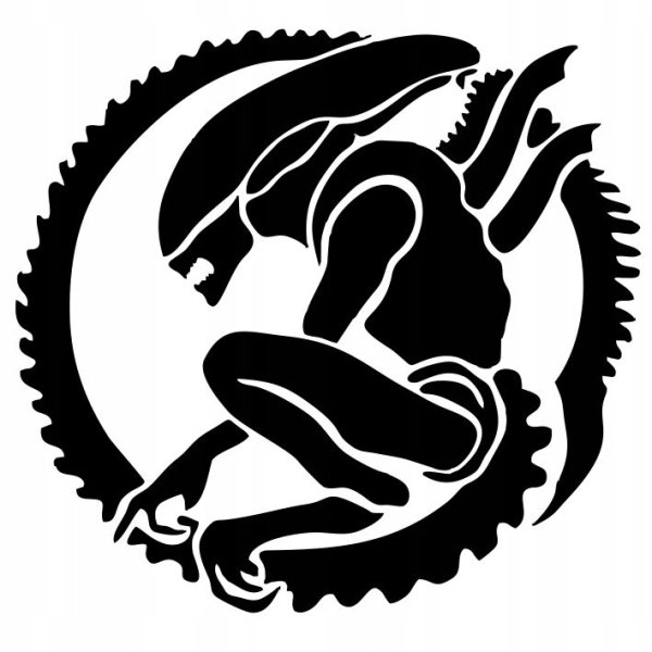 Чужой трафарет для плоттера