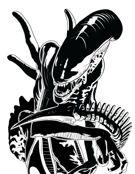 Чужой Ксеноморф вектор