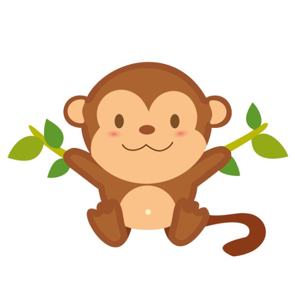 Обезьянка мультяшная