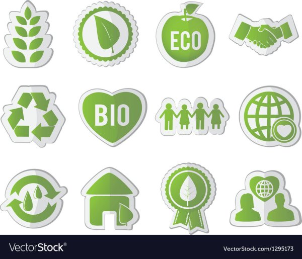 Стикер эко без фона