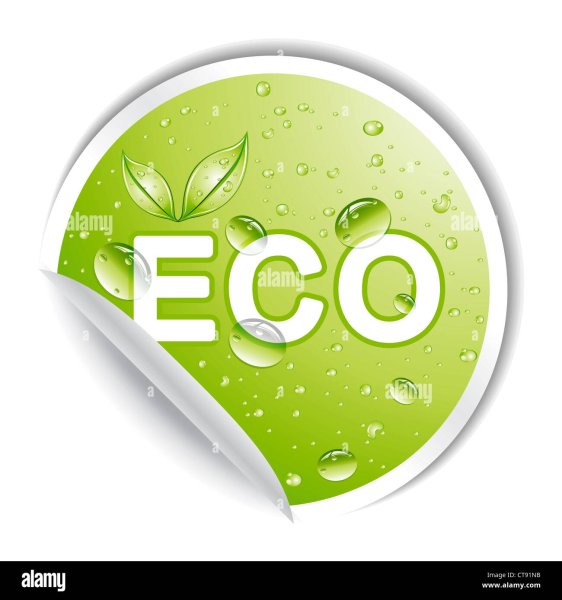 Значок эко стикер