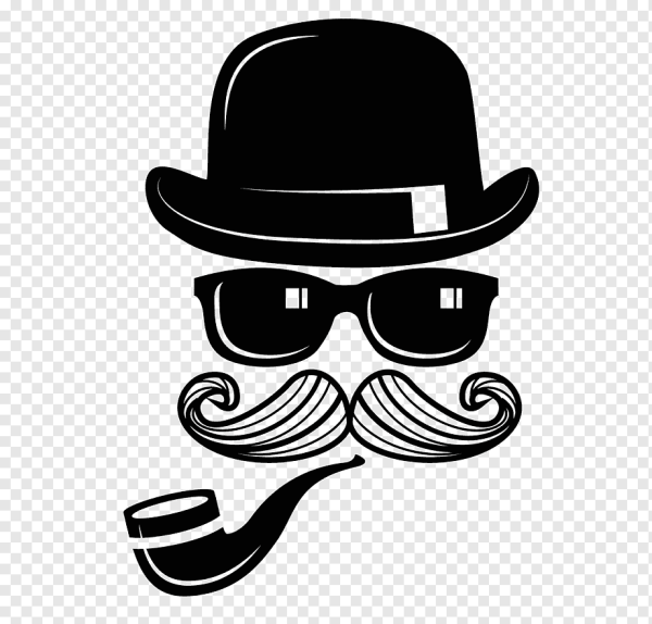 Силуэт мужчины в шляпе