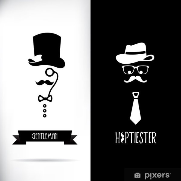 Логотип джентльмен