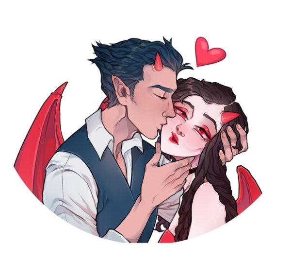 Стикер пак дьяволица