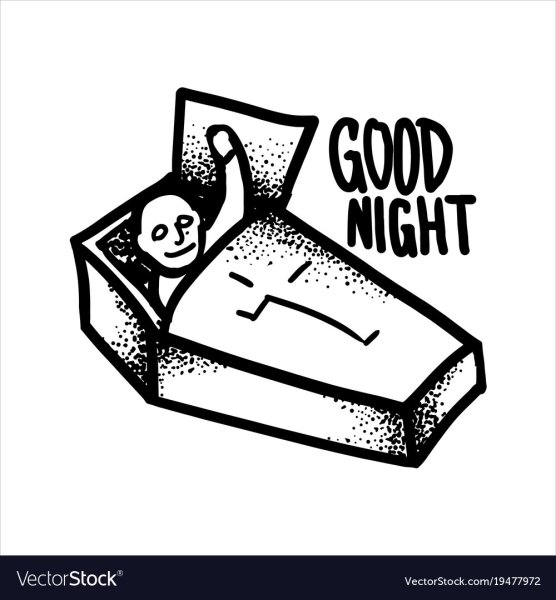 Стикер гробик