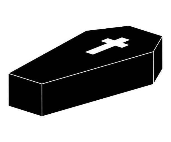 Гроб вектор