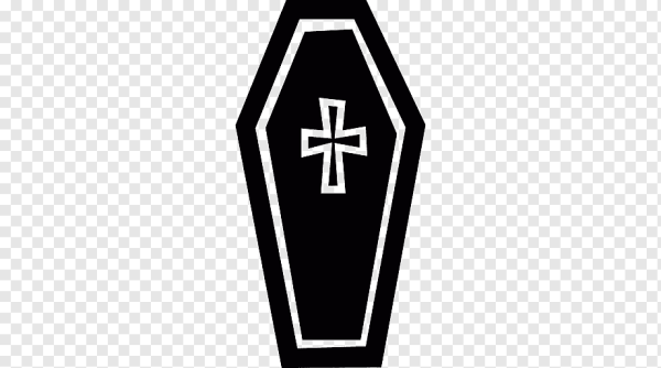 Гроб векторный