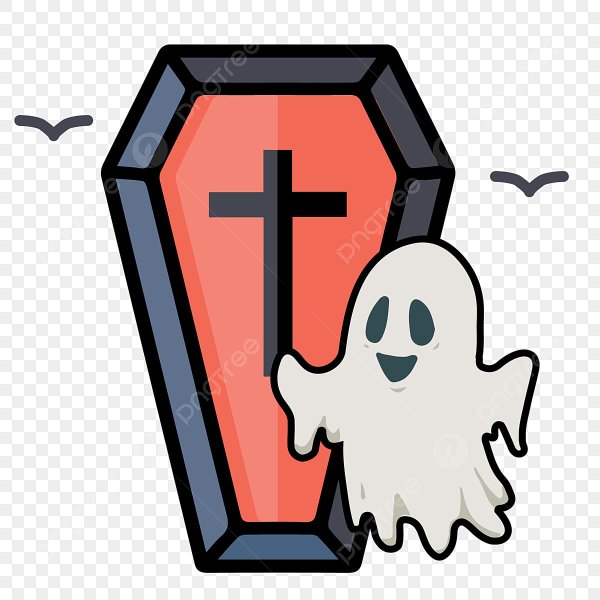 Шаблон гроба на Хэллоуин