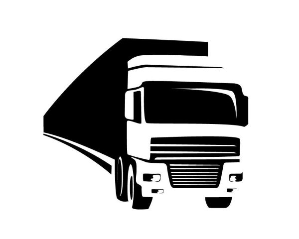 Логотип грузовика для печати