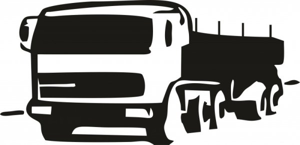 КАМАЗ силуэт