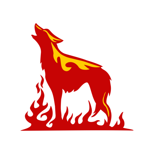 Волки наклейки для детей