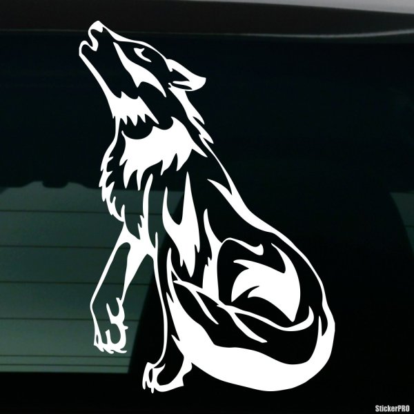 Вытынанка волк