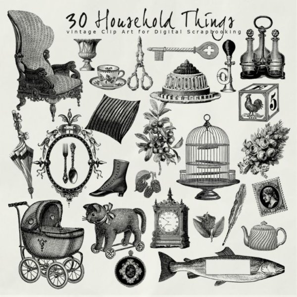 Декупажные карты черно белые