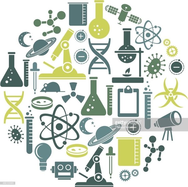 Наука на белом фоне