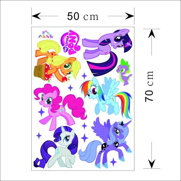 My little Pony наклейки на стену