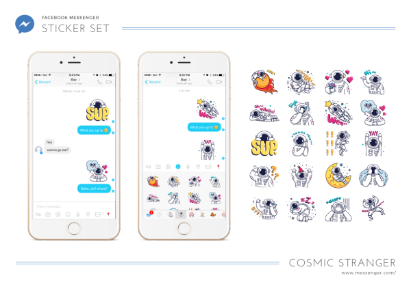 Стикеры для мессенджера